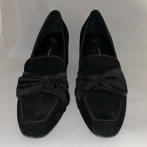 Gorgeous Antonio Melani Black Velvet Shoes 7.5 M Excellent